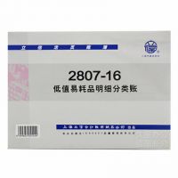 16K活頁芯 立信帳本 低值易耗品明細分類帳 2807-16 立信賬冊