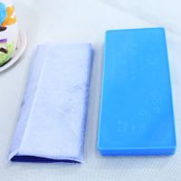 400張塑料盒裝 上海2834薄型藍(lán)印紙48開(kāi)雙面藍(lán)色復(fù)寫(xiě)紙8.5X18.5cm