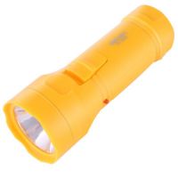 得力（deli） 手電筒探照燈 塑料外殼手電筒 可充電 辦公用品 3661顏色隨機
