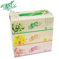清風雙層盒裝面紙-130抽 盒裝抽紙 B333B