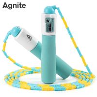 得力FT122-1泡棉手柄機械計數竹節跳繩(藍)(根)安格耐特